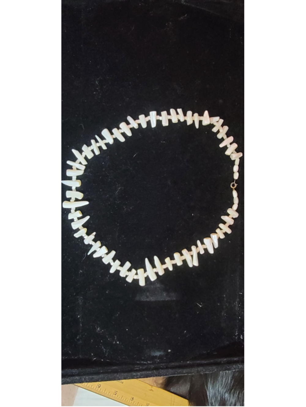 Mermaidcore Shell Necklace White Chip Bead Coastal Beach Boho Summer